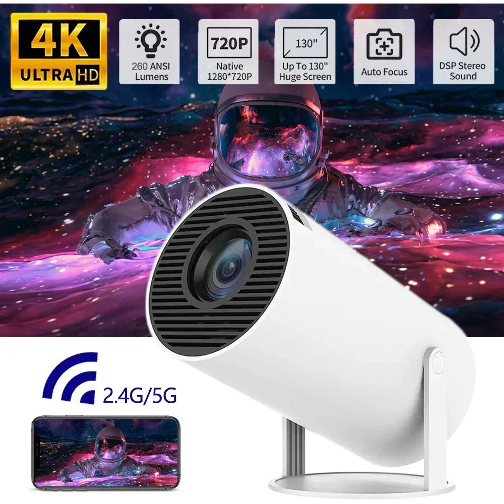 Transpeed 4K Wifi6 Portable Projector | SeeMyMailsMarketplace