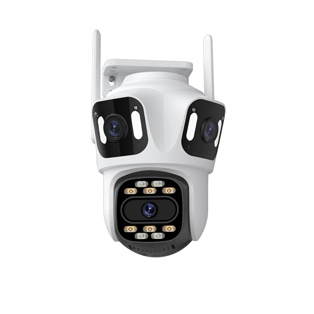 Three Lens 6K HD Outdoor WiFi Security Camera product photo | SeeMyMailsMarketplace