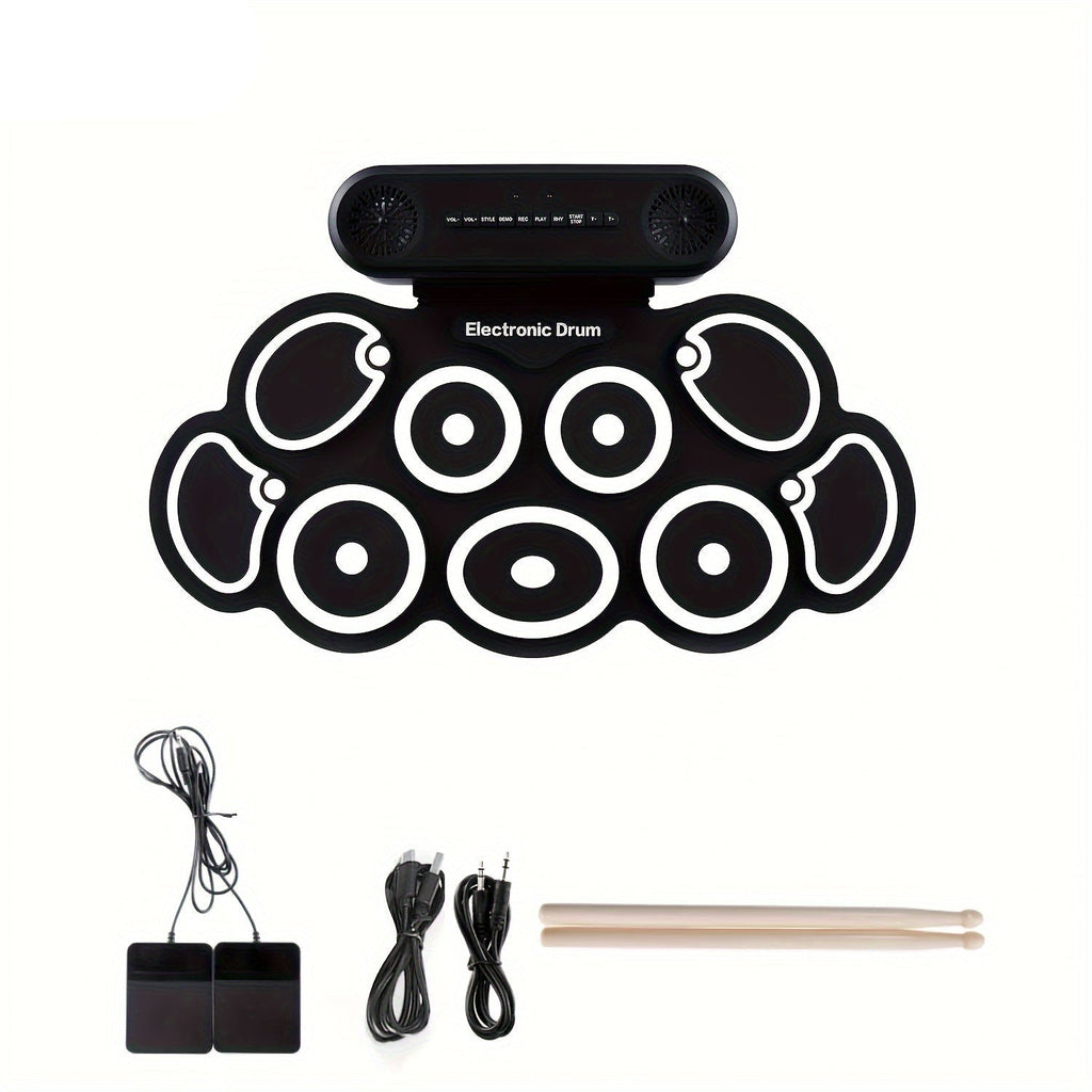 NNETM Electronic Drum Set with 9 Pads & Speakers – product image 2 | SeeMyMails Marketplace