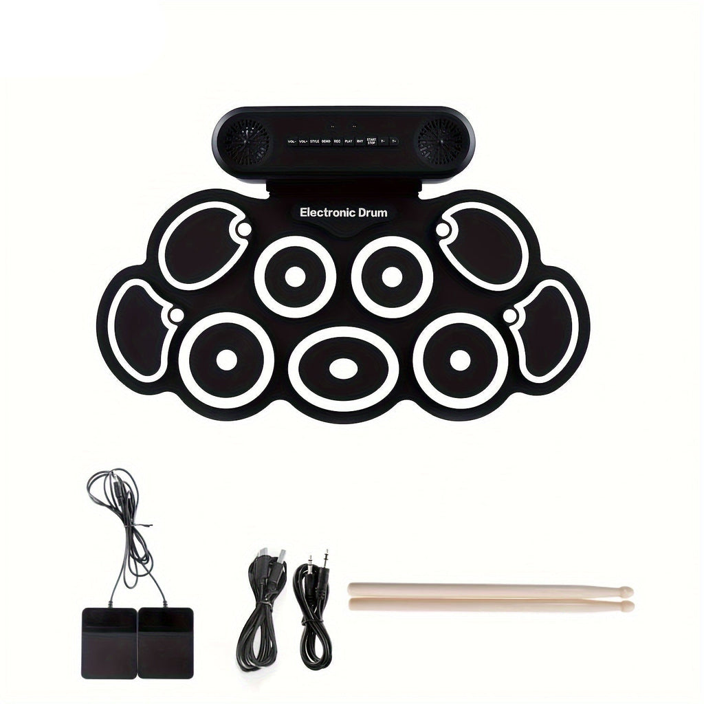 Electronic Drum Set with 9 Pads & Speakers | SeeMyMails Marketplace