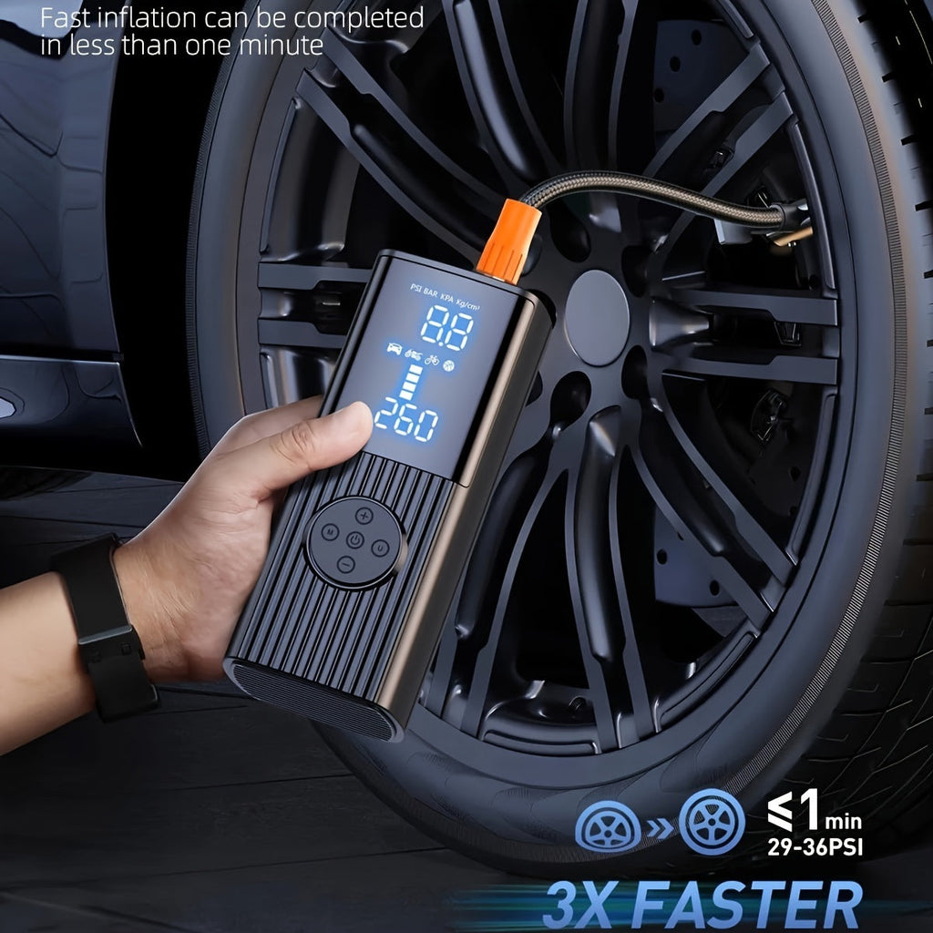 Portable Tire Inflator with Dual Screen | SeeMyMails Marketplace