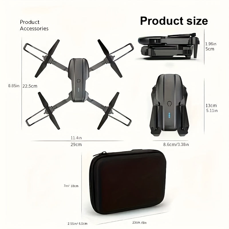 Dual Camera Foldable Quadcopter Drone – product view 2 | SeeMyMails Marketplace