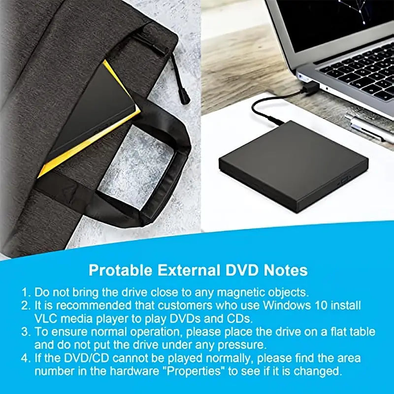 Empower Your Data Arsenal with Our External CD DVD Drive – product view 3 | SeeMyMails Marketplace