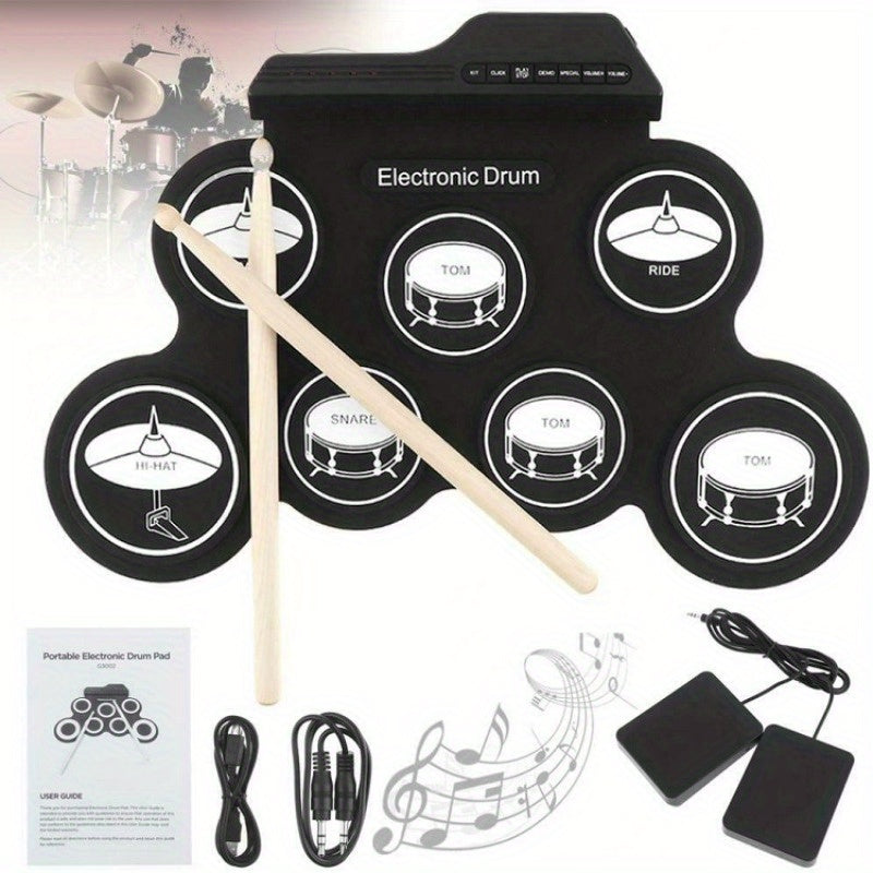 Foldable USB Electronic Drum Set with Pads – product image 2 | SeeMyMails Marketplace