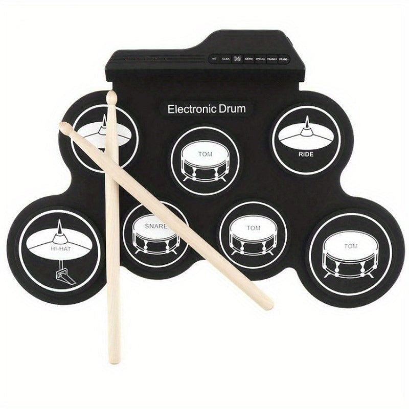 Foldable USB Electronic Drum Set with Pads | SeeMyMails Marketplace