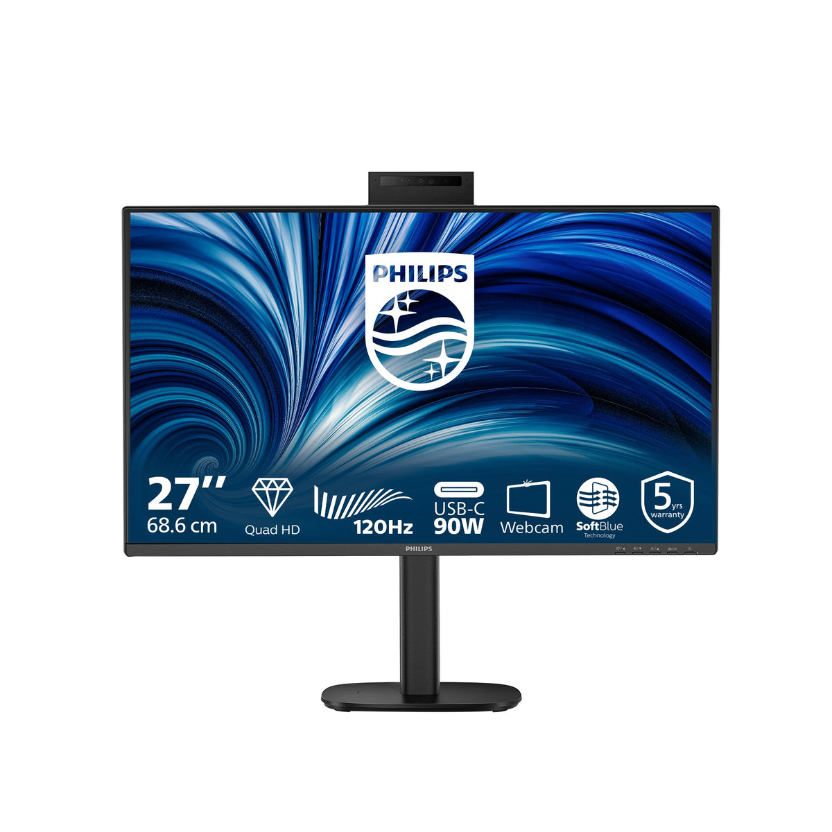 Philips 3000 series 27B2U3601H/75 computer monitor 68.6 cm (27") 2560 x 1440 pixels Quad HD LCD Blac | SeeMyMails Marketplace