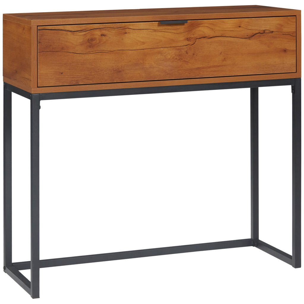Console meuble, table console avec tiroir et pieds en acier, pour salon, entrée, couloir, 80 x 30 x  – product view 6 | SeeMyMails Marketplace