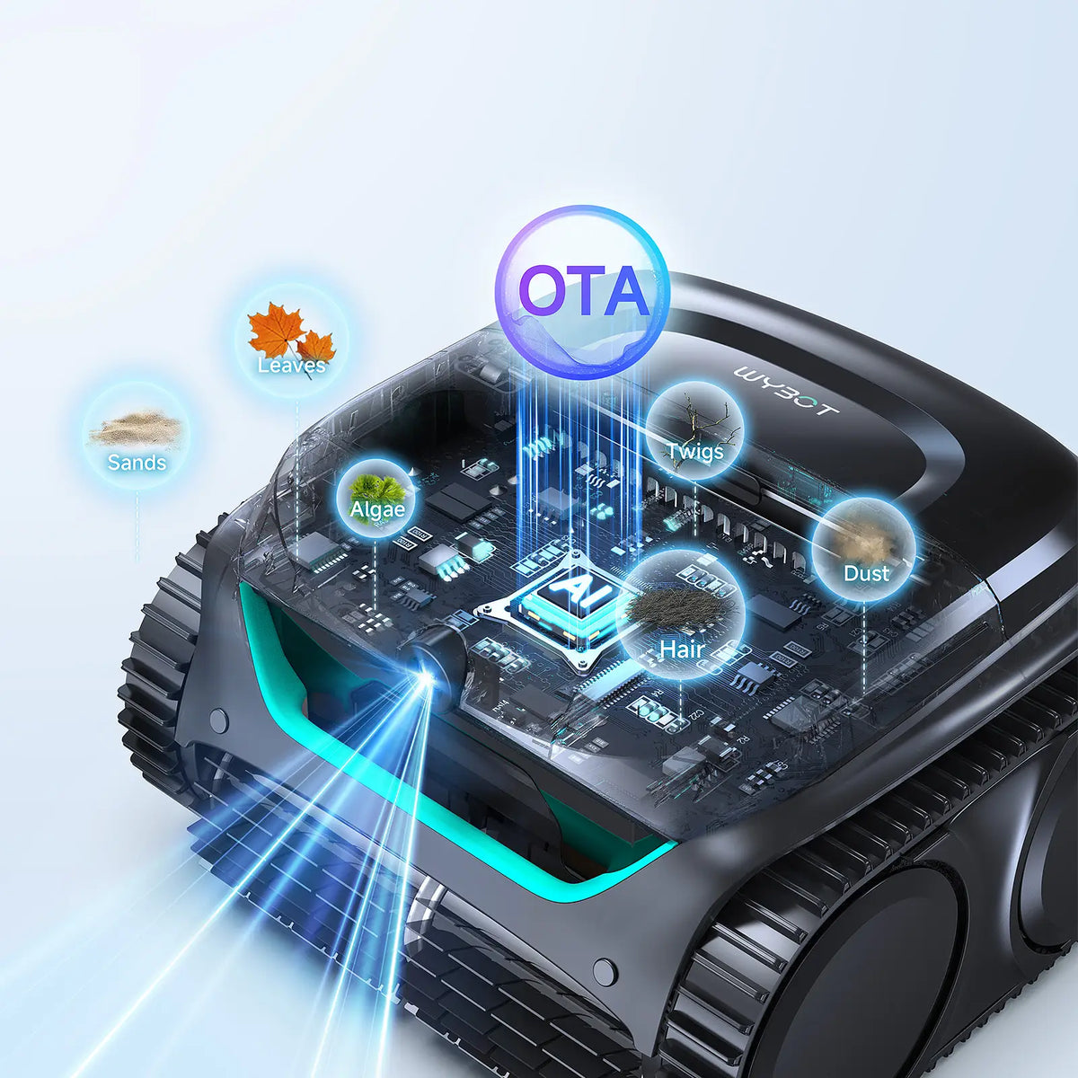 WYBOT C2 Vision Robotic Pool Cleaner Vacuum with AI Vision & Smart APP Control – product image 4 | SeeMyMails Marketplace