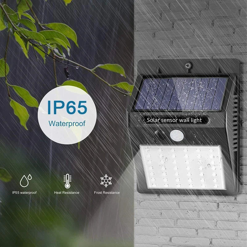 Solar-Powered Outdoor Motion Sensor LED Wall Light – product view 2 | SeeMyMails Marketplace
