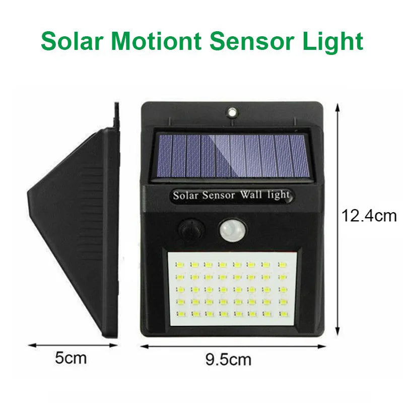 Solar-Powered Outdoor Motion Sensor LED Wall Light – product view 5 | SeeMyMails Marketplace