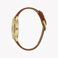 Just Cavalli Women's Brown Leather Watch, Champagne Dial | Jc1l117l0025 | SeeMyMails Marketplace