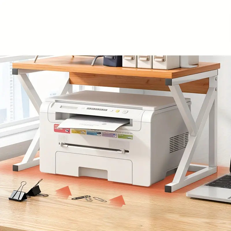 K-Type Desktop Printer Storage Rack - Multi-Layer Floor-to-Floor Cabinet – product image 3 | SeeMyMails Marketplace