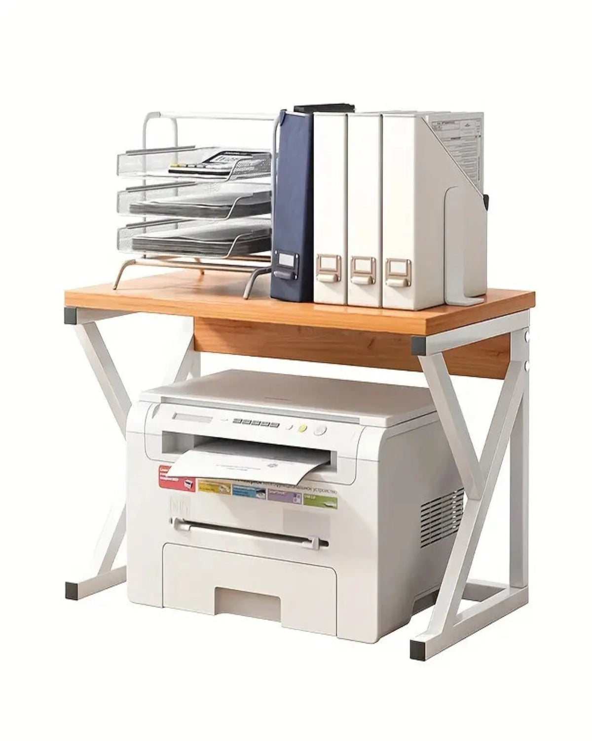 K-Type Desktop Printer Storage Rack - Multi-Layer Floor-to-Floor Cabinet | SeeMyMails Marketplace