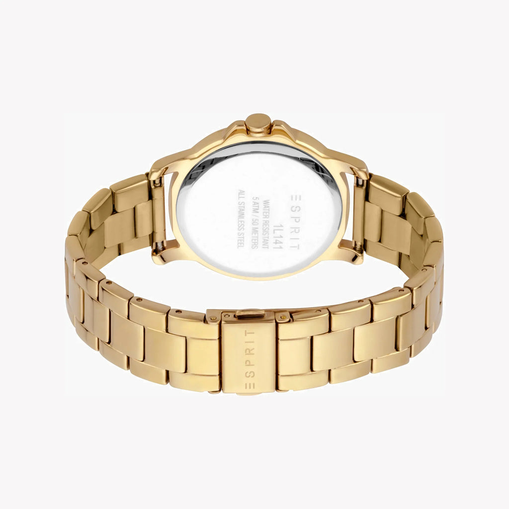 Esprit Women's Gold Stainless Steel Watch, Champagne Dial | Es1l203m0035 – product image 3 | SeeMyMails Marketplace