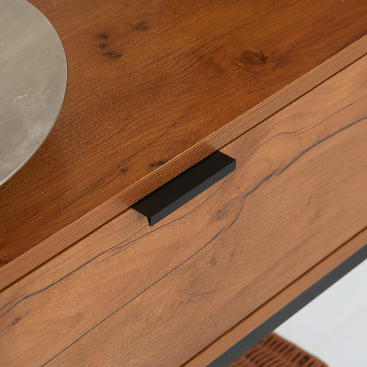 Console meuble, table console avec tiroir et pieds en acier, pour salon, entrée, couloir, 80 x 30 x  – product view 5 | SeeMyMails Marketplace
