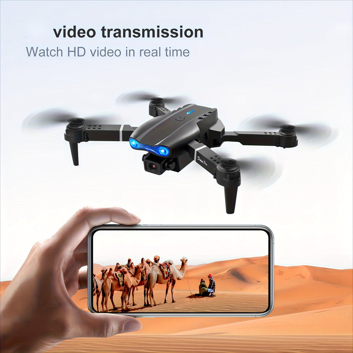 Dual Camera Foldable Quadcopter Drone – product view 2 | SeeMyMails Marketplace