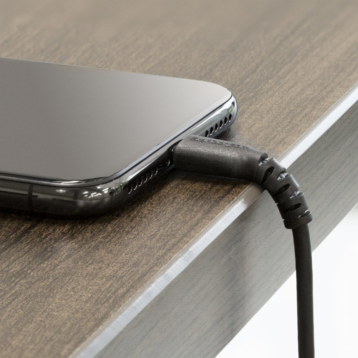 Star Tech 3 foot (1m) Durable Black USB-A to Lightning Cable - Heavy Duty Rugged Aramid Fiber USB Ty – product view 4 | SeeMyMails Marketplace