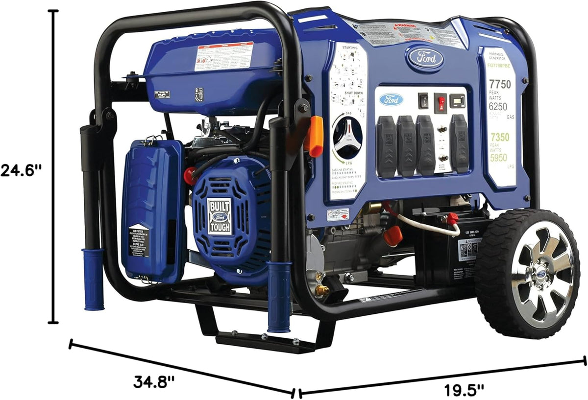 Ford 7750W Dual Fuel Inverter Generator with Electric Start – 120V/240V Portable Power Generator – product image 5 | SeeMyMails Marketplace