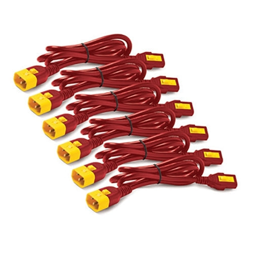 APC AP8704S-WWX340 power cable Red 1.22 m C13 coupler C14 coupler | SeeMyMails Marketplace