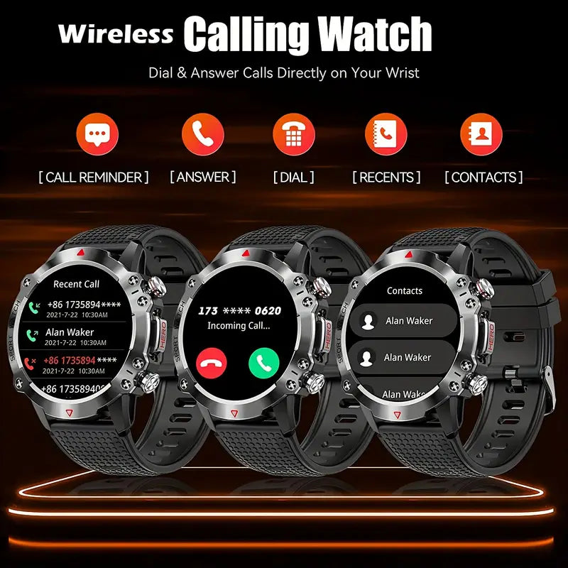 Smart Watch with Wireless Calls, 1.39" Round Screen, Multiple Sports Modes – product image 2 | SeeMyMails Marketplace