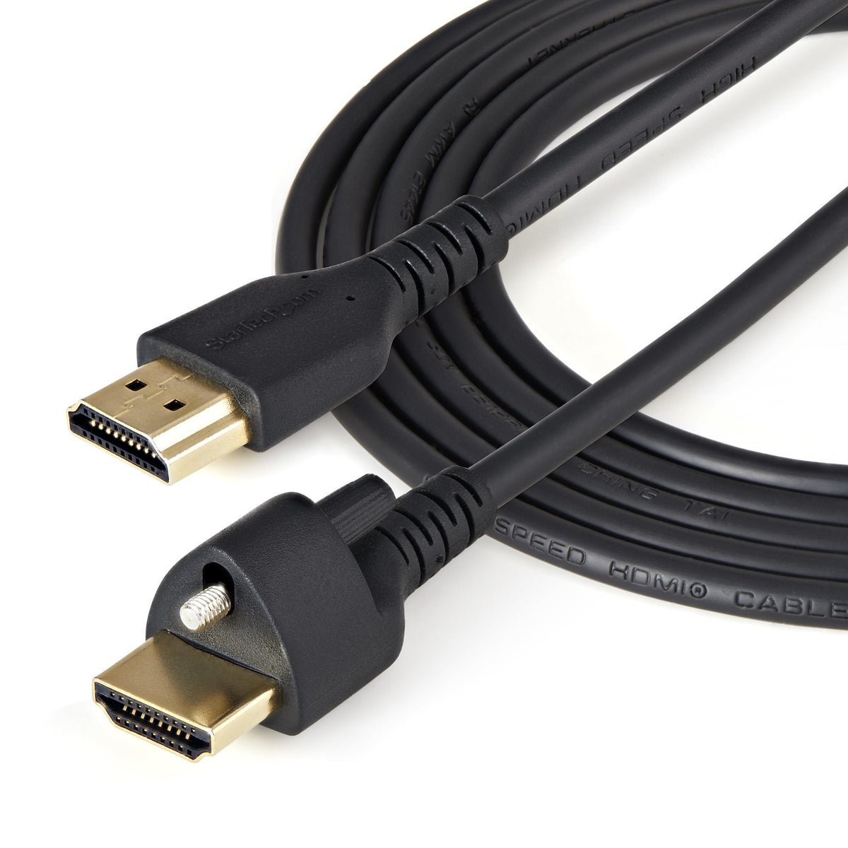 Star Tech 3ft (1m) HDMI Cable with Locking Screw - 4K 60Hz HDR - High Speed HDMI 2.0 Monitor Cable w – product view 5 | SeeMyMails Marketplace