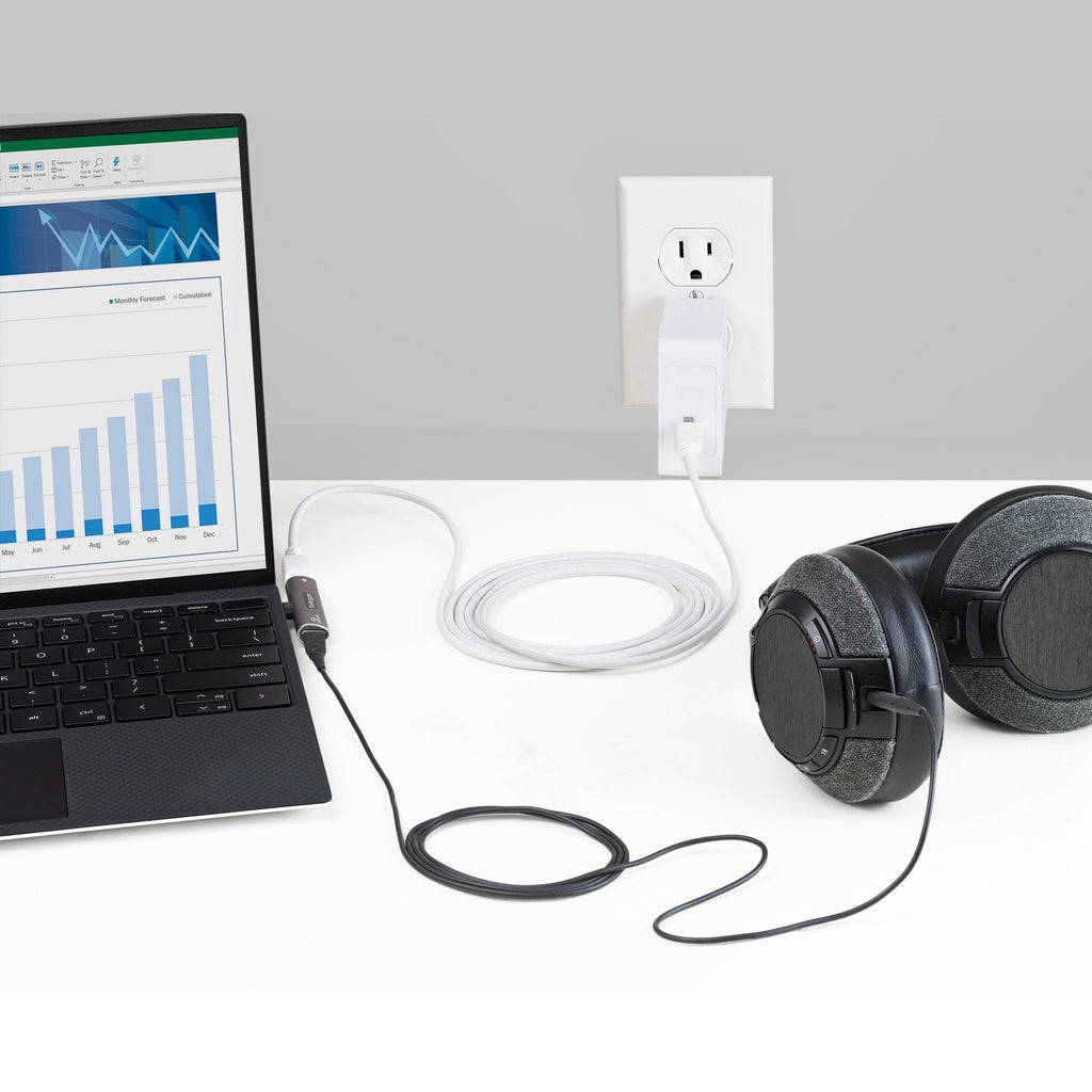 Star Tech USB C Audio & Charge Adapter - USB-C Audio Adapter w/ USB-C Audio Headphone/Headset Port a – product view 2 | SeeMyMails Marketplace