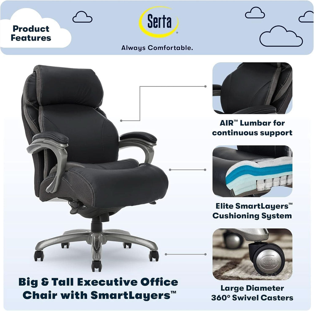 Executive Office Chair Big And Tall Air Technology – product image 2 | SeeMyMails Marketplace