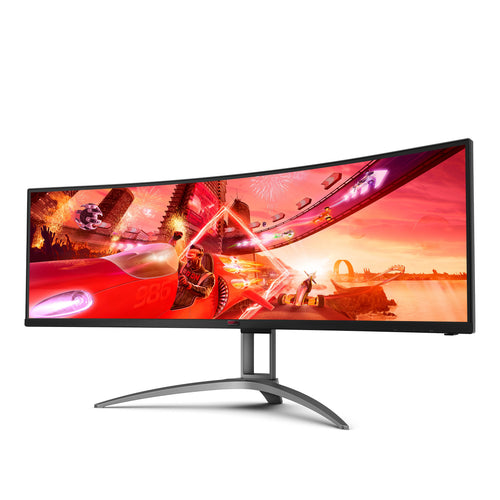 AOC B2 AG493UCX2 computer monitor 124 cm (48.8") 5120 x 1440 pixels Quad HD LED Black – product view 2 | SeeMyMails Marketplace
