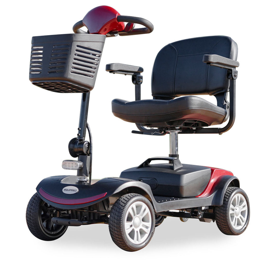 NNEMB -Mid-Sized Foldable Electric Motorised Mobility Scooter - Red | SeeMyMails Marketplace