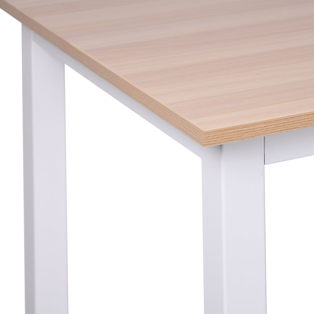 Table ordinateur table salle à manger 120x60x76cm chêne et Blanc Multifonction Grand Plateau Cadre R – product view 2 | SeeMyMails Marketplace