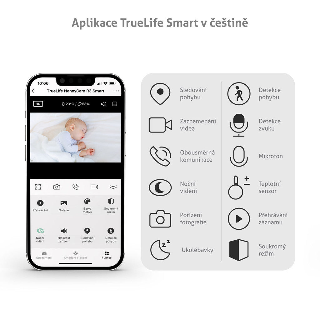 TRUELIFE Bébiőr NannyCam R3 Smart – product image 5 | SeeMyMails Marketplace