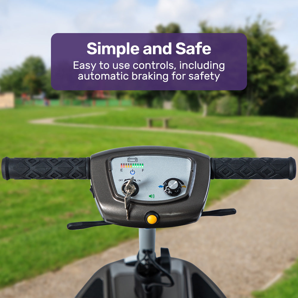 NNEMB PacerLite Mid-Sized Ultra-Lightweight Folding Electric Mobility Scooter for Elderly – product view 4 | SeeMyMails Marketplace