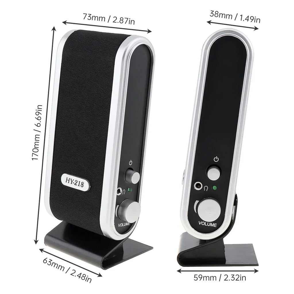 6W Usb Wired Stereo Speakers For Pc Laptop (White) – product image 4 | SeeMyMails Marketplace