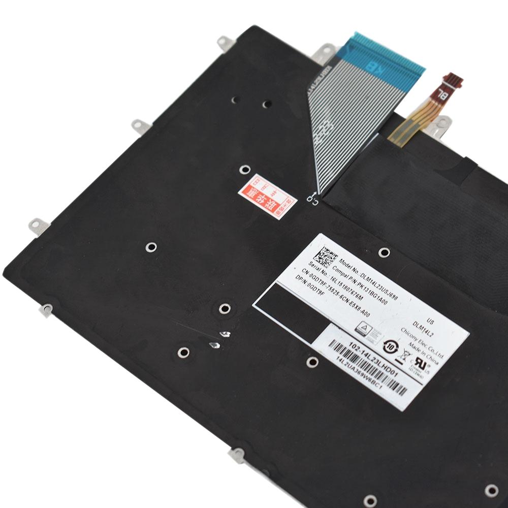 NNEIDS Backlit Us Keyboard For Dell Xps 15 9550 / 9560 - Black – product view 2 | SeeMyMails Marketplace