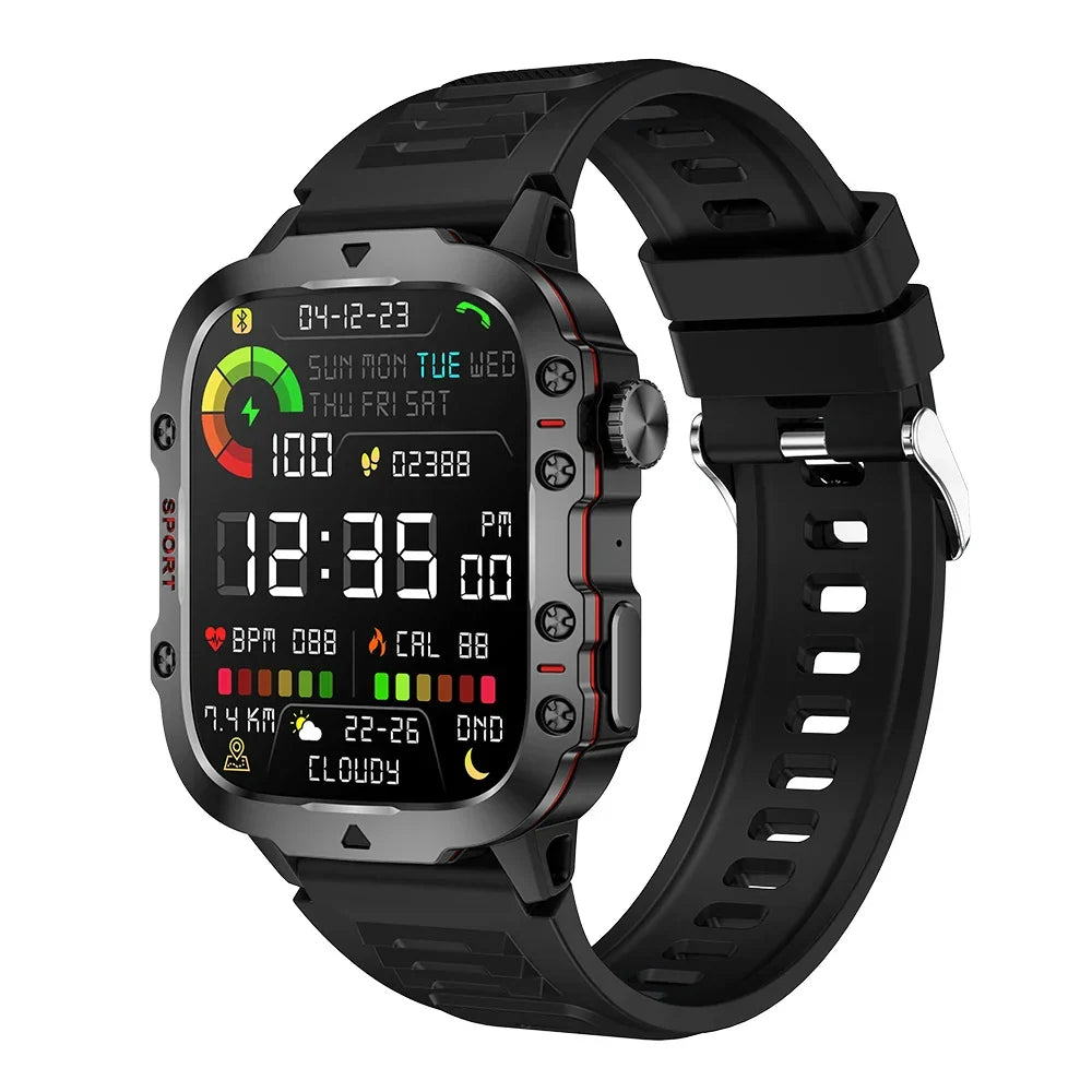 Smart Watch Fitness Bluetooth Call Waterproof (Black) | SeeMyMails Marketplace