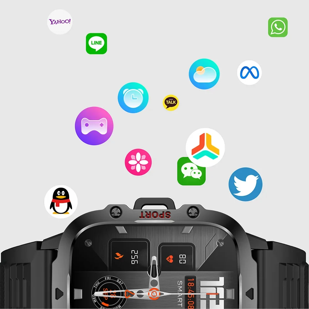 Smart Watch Fitness Bluetooth Call Waterproof (Black) – product image 4 | SeeMyMails Marketplace