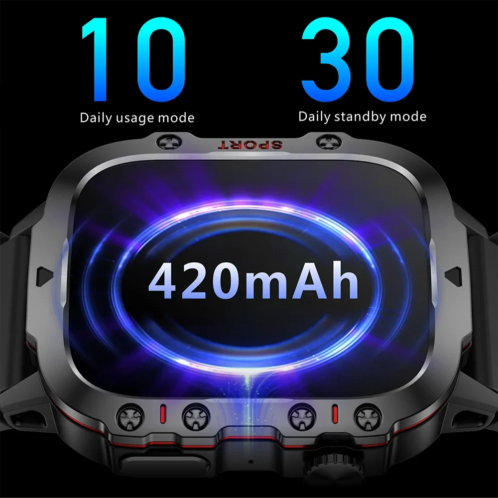 Smart Watch Fitness Bluetooth Call Waterproof (Black) – product image 2 | SeeMyMails Marketplace