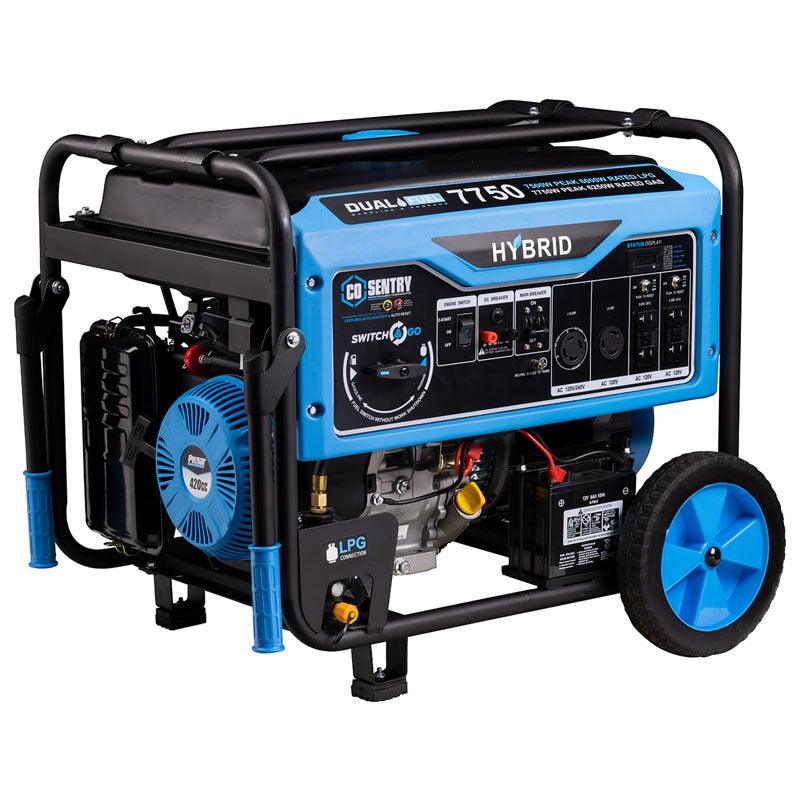 Pulsar Dual Fuel Portable Generator 7750 Peak Watts Gas / 6250 Peak Watts Propane with Electric Star | SeeMyMails Marketplace