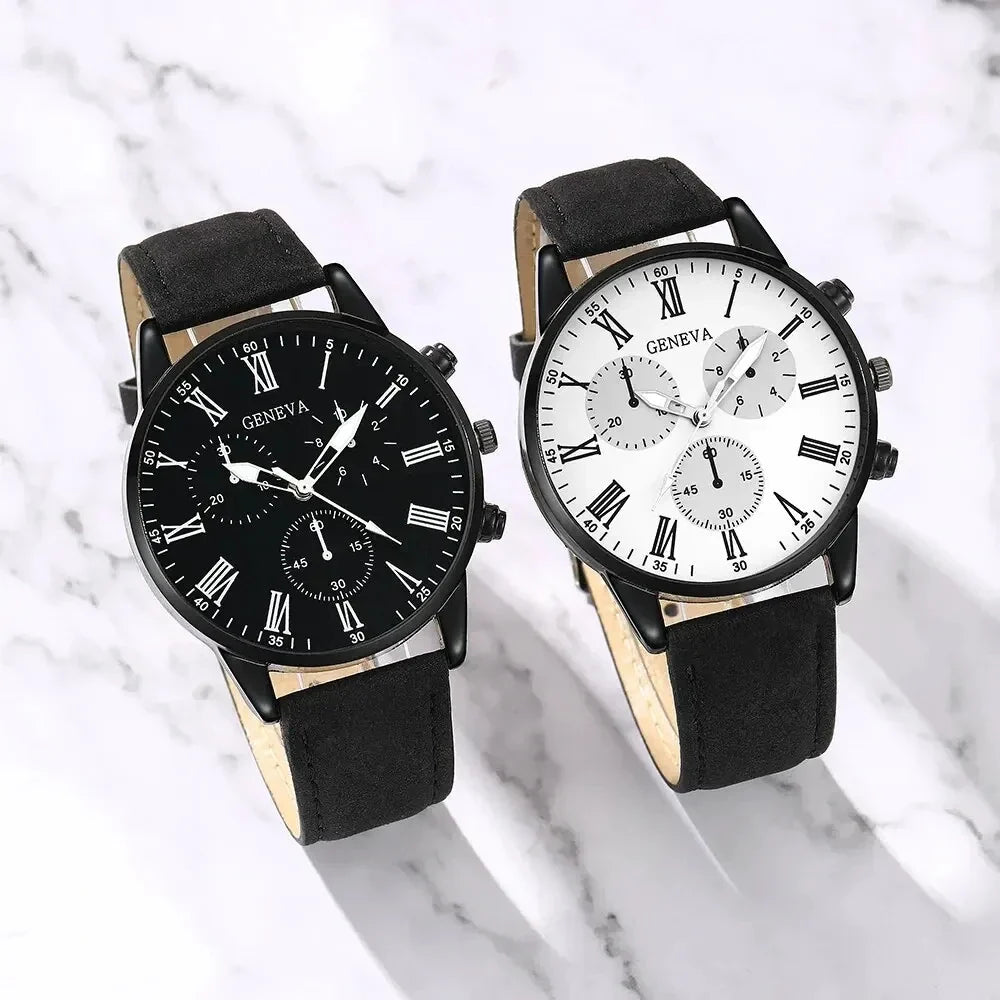NNEOBA Couple Leather Quartz Watches Set – product image 4 | SeeMyMails Marketplace
