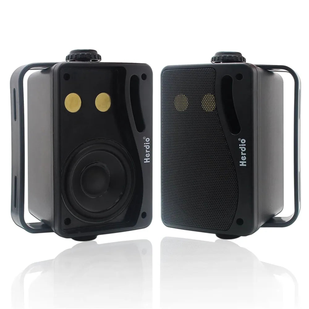 NNEOBA 3-Way Waterproof Wall Mount Speakers Black – product image 2 | SeeMyMails Marketplace