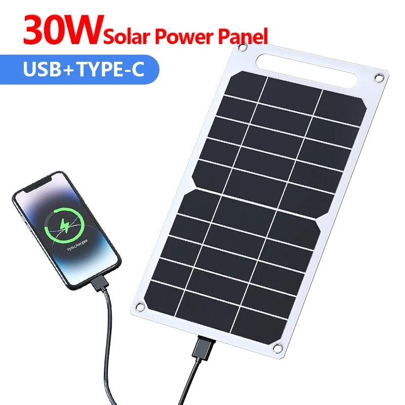 30W Portable Solar Panel USB Type-C Waterproof Charging Panel for Hiking, Camping & Outdoor Use – product image 6 | SeeMyMails Marketplace