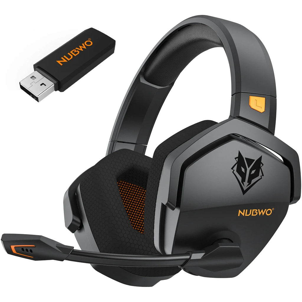 Dual Wireless Gaming Headset Orange | SeeMyMails Marketplace