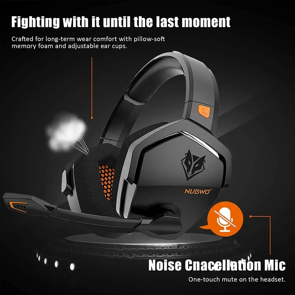 Dual Wireless Gaming Headset Orange – product view 3 | SeeMyMails Marketplace