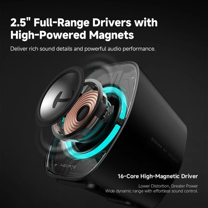 NNEOBA RGB Computer Speakers Bluetooth USB-C 3.5mm Input – product image 3 | SeeMyMails Marketplace