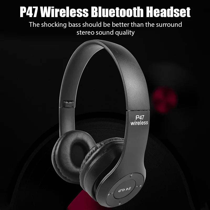 Wireless Bluetooth over-ear headset Black – product view 4 | SeeMyMails Marketplace