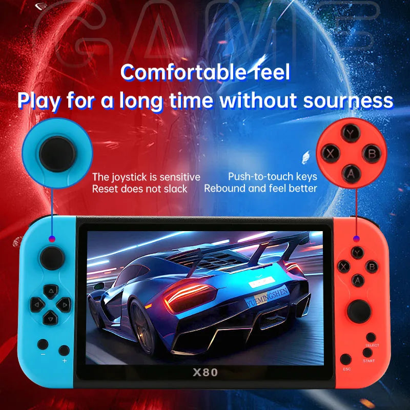 Retro Handheld Game Player 7inch – product view 5 | SeeMyMails Marketplace