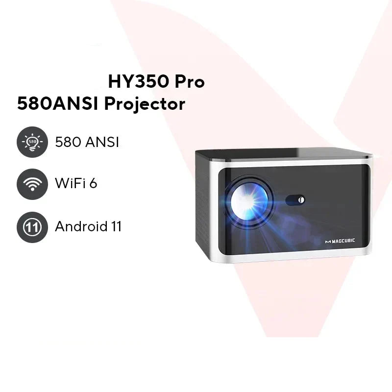 4K Android 11 Smart Projector 1080P LED WiFi6 Black | SeeMyMails Marketplace