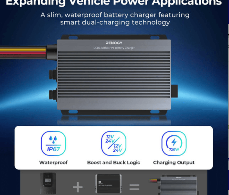 Renogy IP67 50A DC-DC Battery Charger with MPPT & Bluetooth – product image 5 | SeeMyMails Marketplace