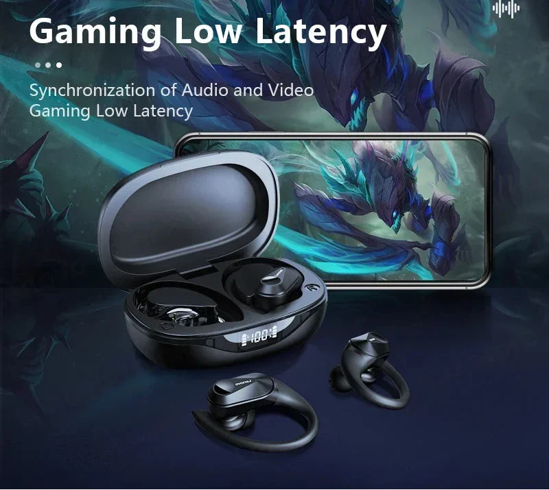 Bluetooth Wireless Earbuds Black – product view 2 | SeeMyMails Marketplace