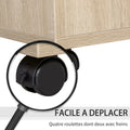 Support d'imprimante - Caisson d'organisation de Bureau Roulant - Dim. 80l x 40P x 72H cm en Bois Ch | SeeMyMails Marketplace